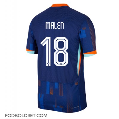 Holland Donyell Malen #18 Udebanetrøje EM 2024 Kortærmet Holland Donyell Malen #18 Udebanetrøje EM 2024 Kortærmet